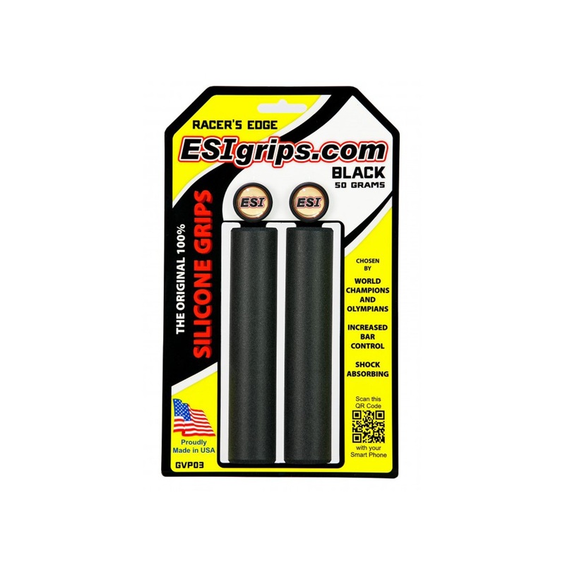 ESI Racers Edge Silicon MTB Grips – Black