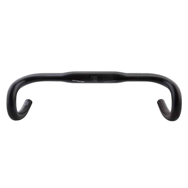Full Speed Ahead Gossamer Compact Drop Handlebar – Aluminum 31.8mm 42cm BLK