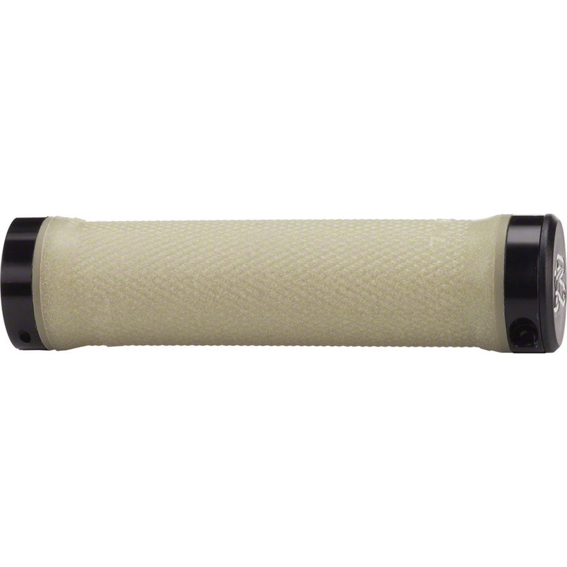 Renthal Lock On Grips: Kevlar, Off White Bicycle Grip Pair Translucent 130mm