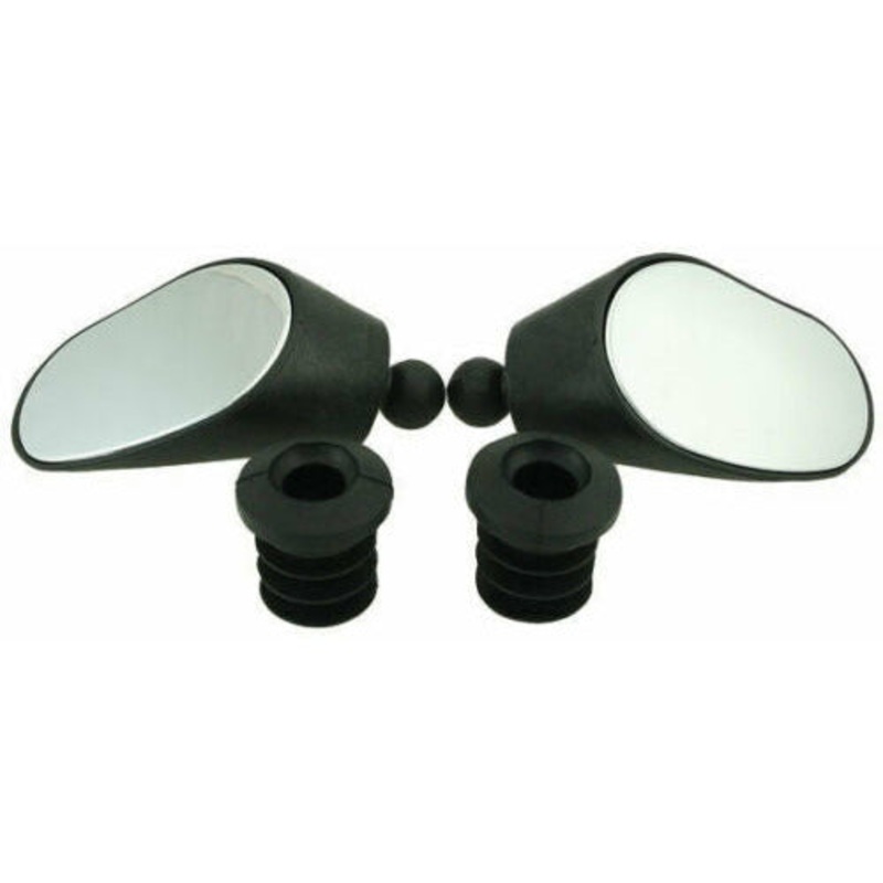 Sprintech Drop Bar Mirror Black Pair Right Left Set Joint System Adjust Bar-End