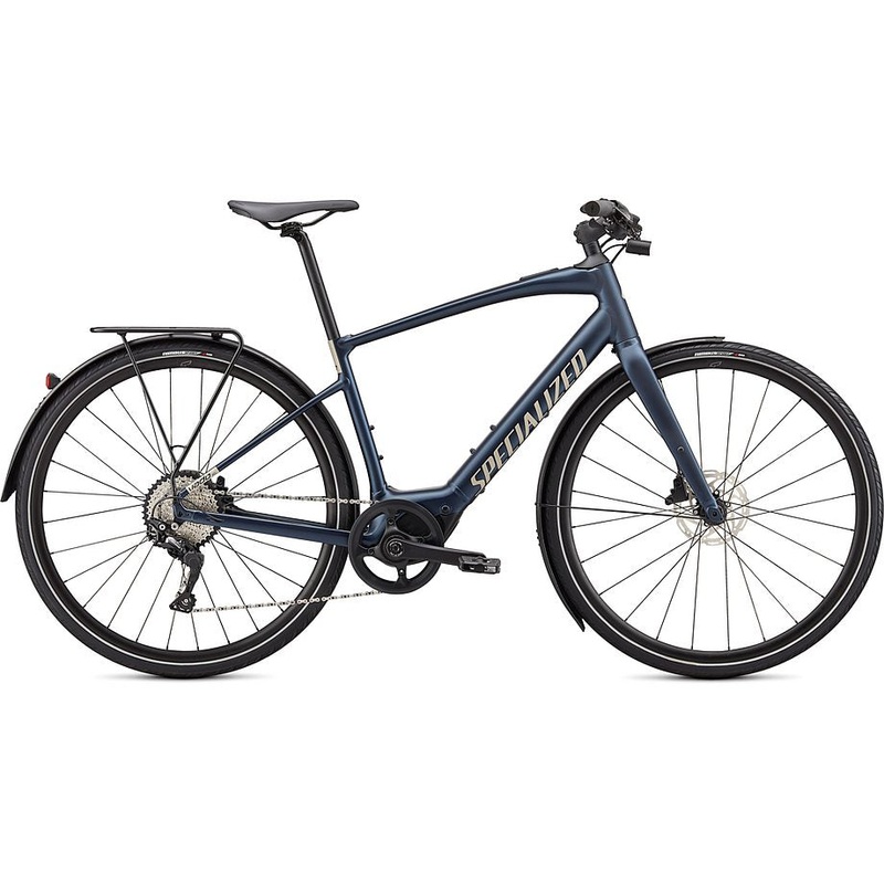 2021 Specialized vado sl 4.0 eq bike navy / white mountains reflective s