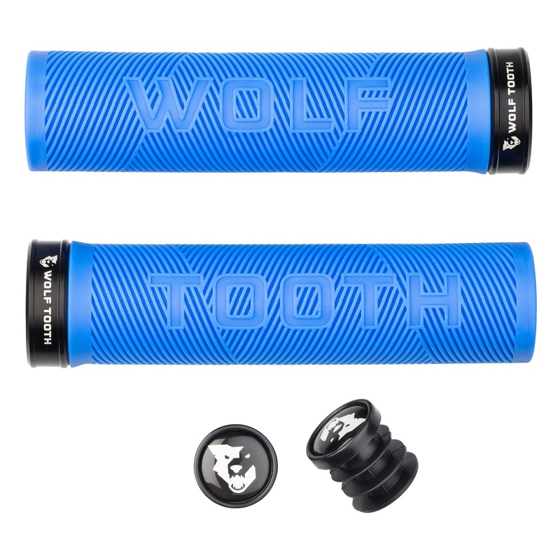 Components Echo Lock-On Grip Set Blue/Black