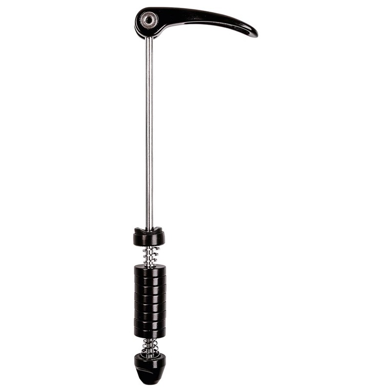 M-Wave Racky Axle QR Axle for mounting rear racks to hub axle clamp from 137 to 177mm