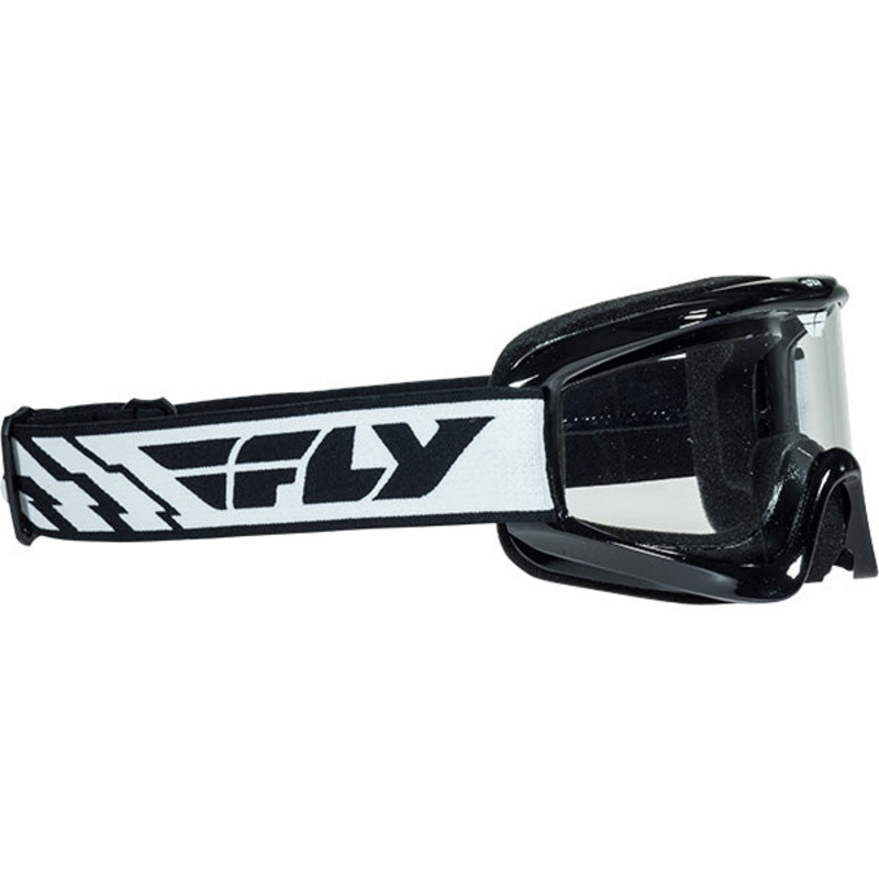 Fly Racing Focus Goggle-Adult-Black-Clear Lens