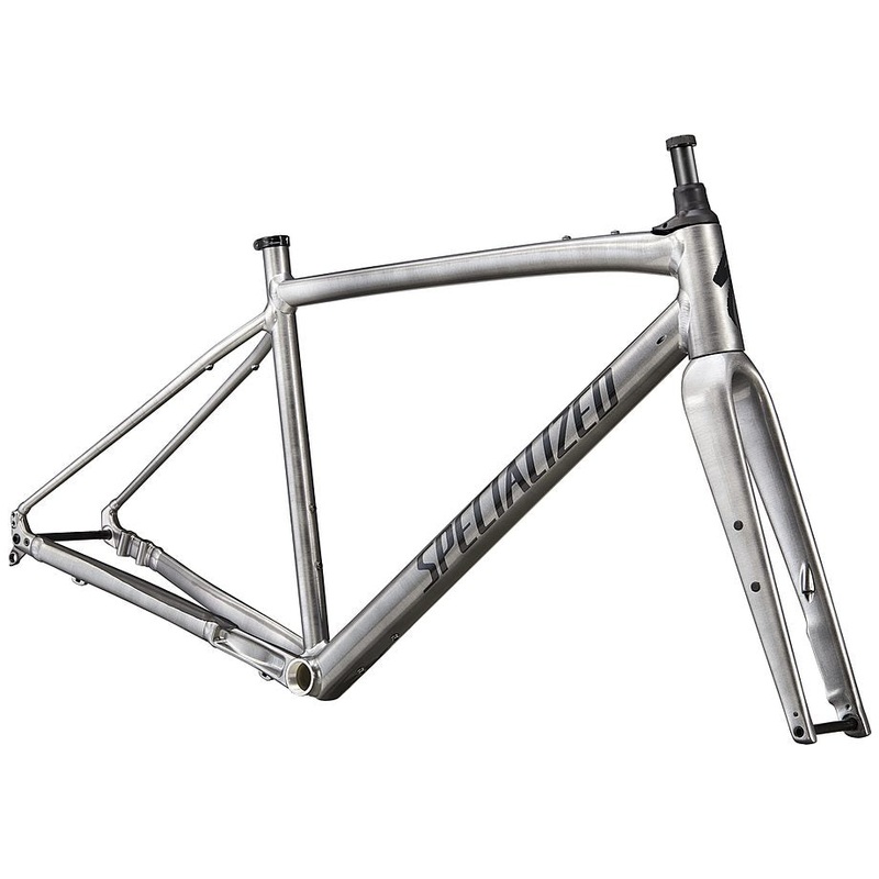 Specialized diverge e5 evo frmset gloss brushed smoked liquid metal/black l