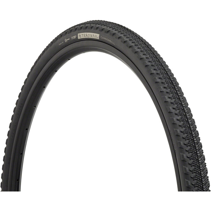 Teravail Cannonball Tire – 700 x 42, Tubeless, Folding, Black, Light and Supple