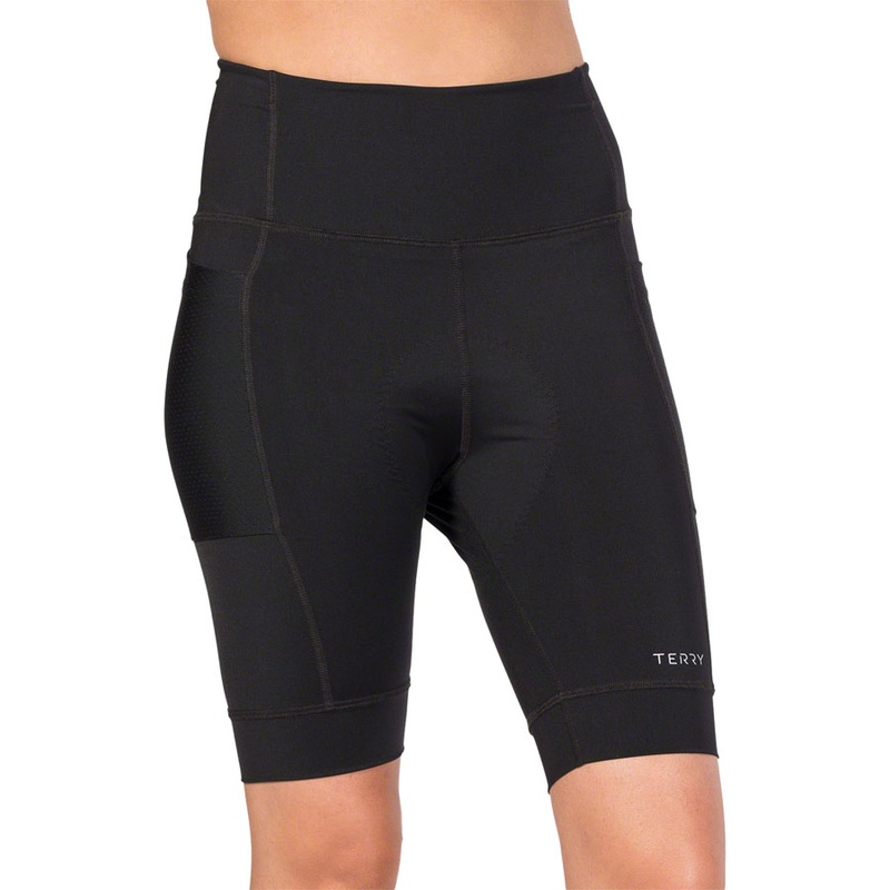 Terry Holster Hi Rise Shorts – Black Large