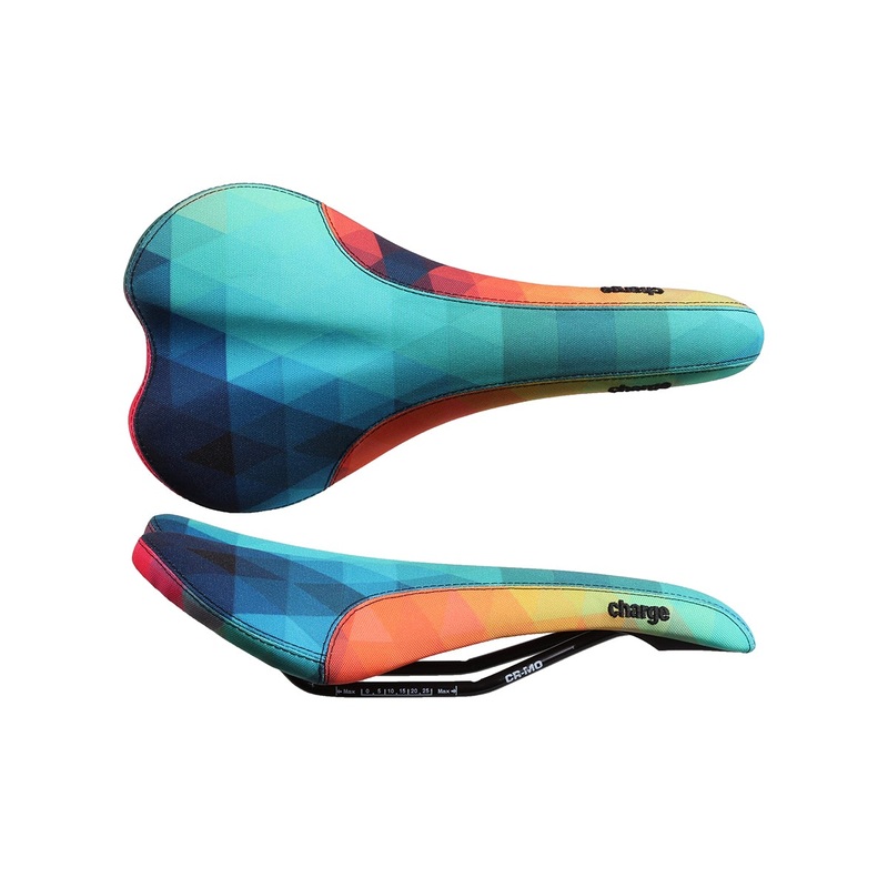 Charge Bikes Spoon CrMo MTB Saddle – Geo-Rainbow