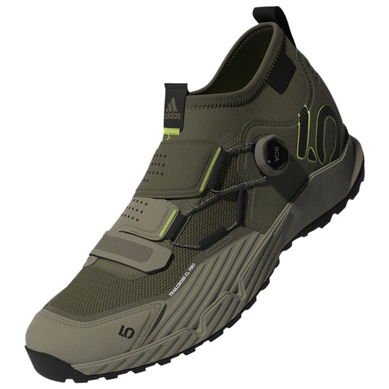 Five Ten Trailcross Pro Mountain Clipless Shoes – Mens Green/BLK/Green 10.5