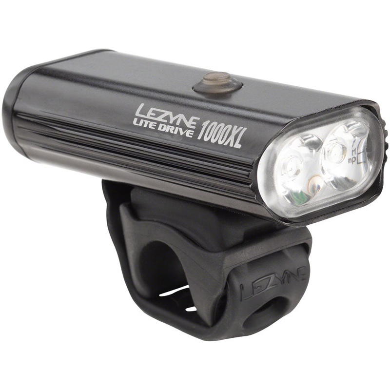 Lezyne Lite Drive 1000XL: Gloss Black