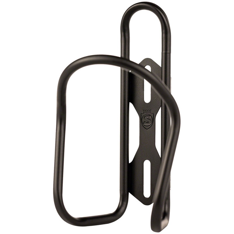 Silca Sicuro Water Bottle Cage – Titanium, Black
