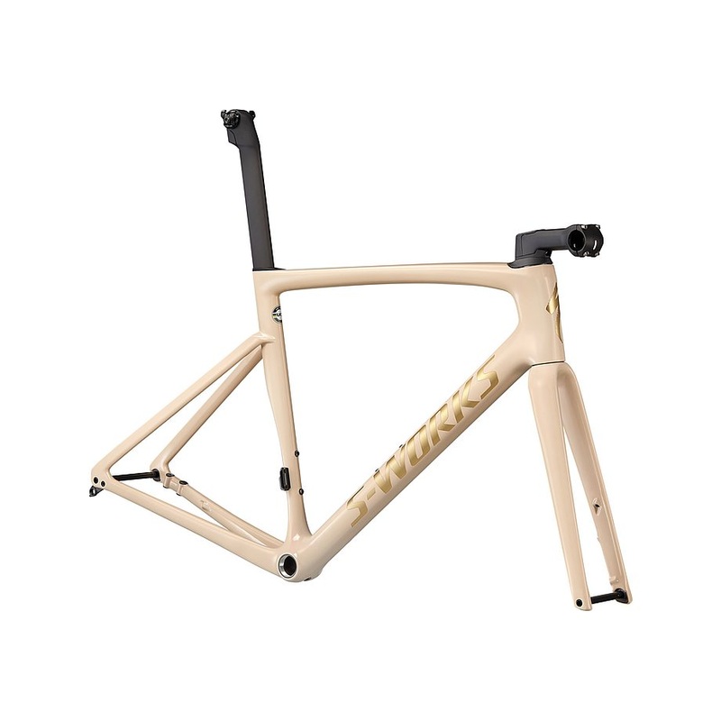 Specialized tarmac sl7 S-Works frmset sand/red/gold chameleon/satin brushed gold foil 44