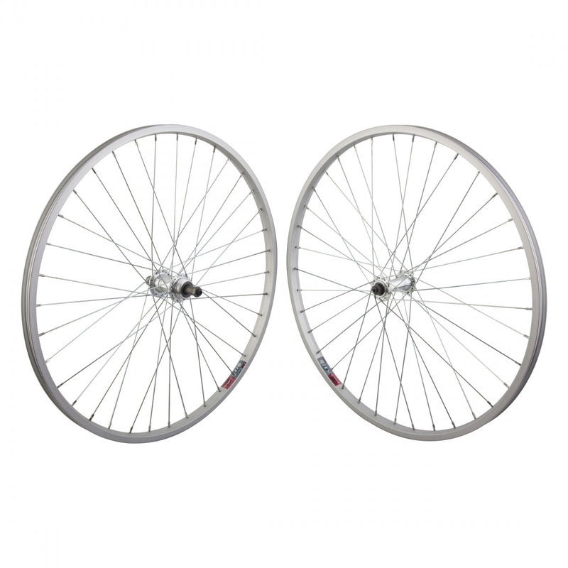 Wheel Master 26 in Alloy MTB Bike Single Wall 26in Wheelset with Alloy Rims