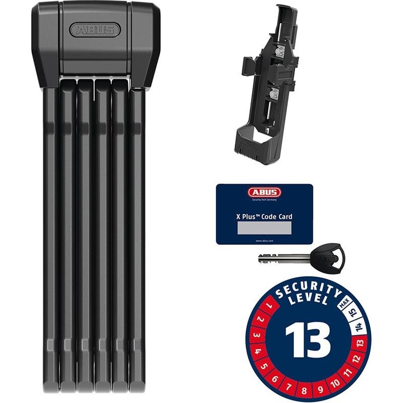 Abus Bordo 6200K/90 SH Black Bicycle Folding Locks