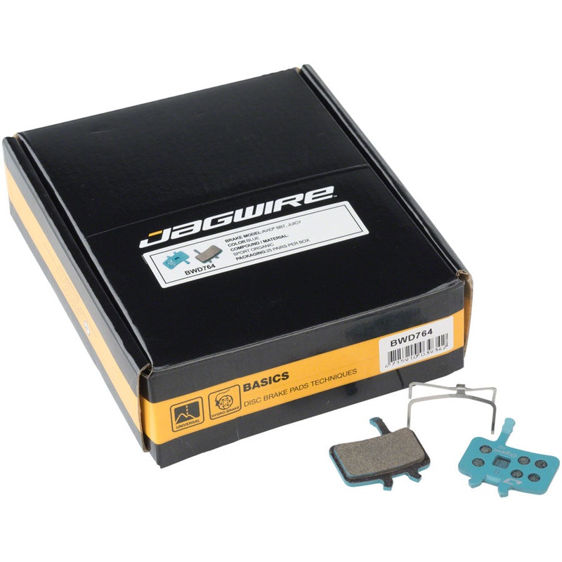 Jagwire Sport Organic Disc Brake Pads – For Avid BB7 Juicy Bulk Box of 25