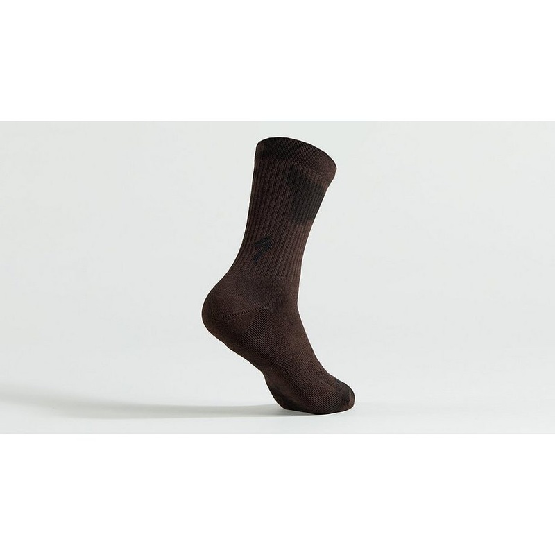 Specialized cotton tall sock doppio garment wash m