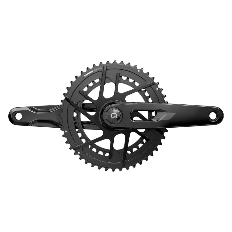 SRAM Rival AXS Power Meter Crankset – 175mm 12-Speed 48/35t 8-Bolt Direct Mount DUB PM Spindle BLK E1