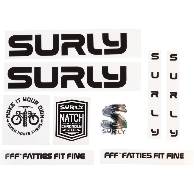 Surly Intergalactic Decal Set – Black