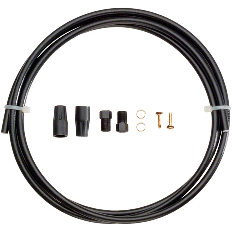 Tektro Hydraulic Brake Hose Kit – 2000mm, 5.5mm Hose, Black