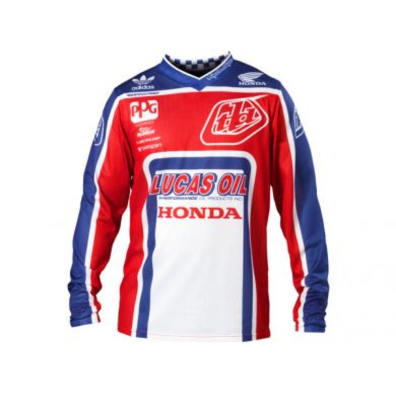 Troy Lee 2013 GP Air BMX Race Jersey-Team Red/White