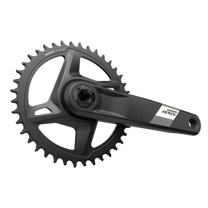 Apex D1 Crankset Speed: 12 Spindle: 28.99mm BCD: Direct Mount 42 DUB 170mm Black Cannondale AI