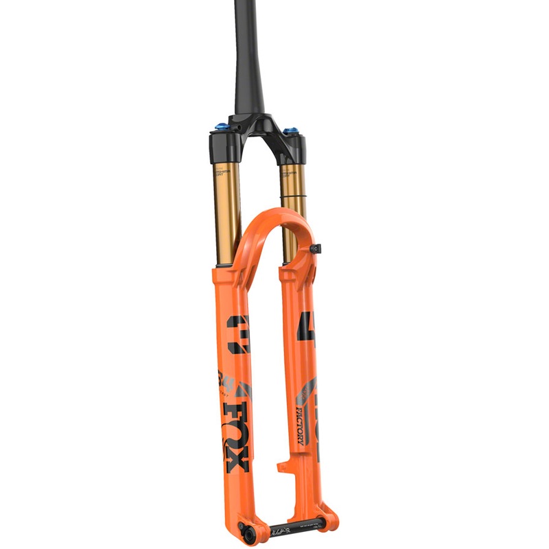 FOX 34 Step-Cast Factory Suspension Fork – 29″ 120 mm 15 x 110 mm Kabolt 44mm Offset GRIP SL Damper Push-Lock Shiny Orange