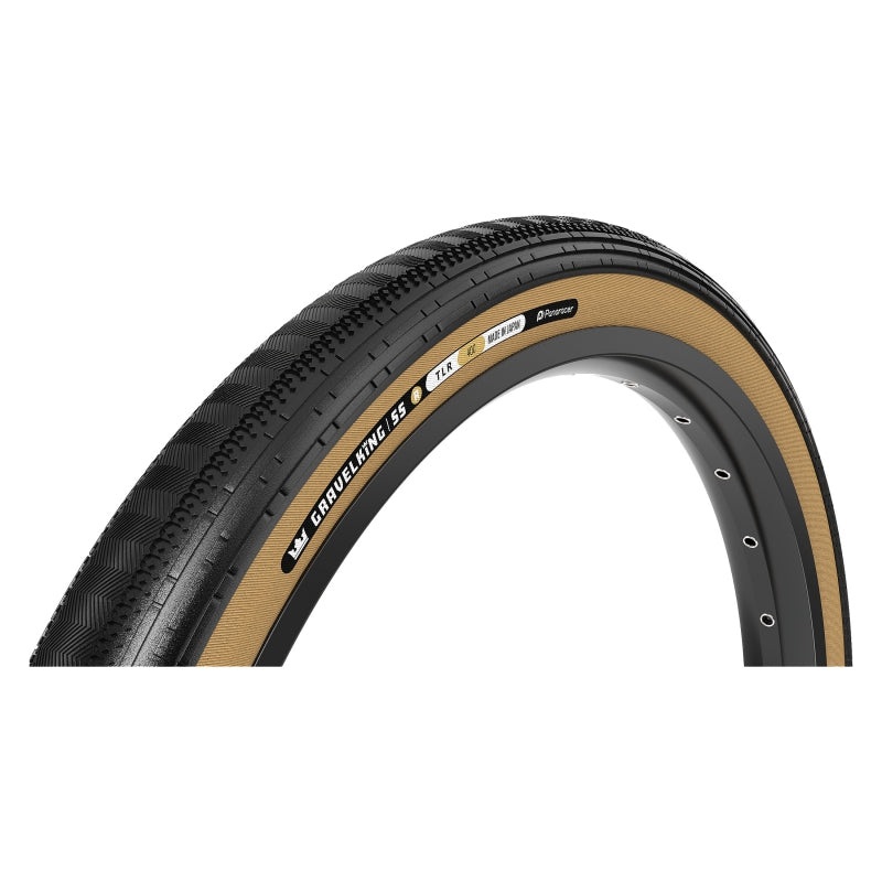 Panaracer GravelKing SS R Tire – 700 x 40 Tubeless Folding Black/Amber