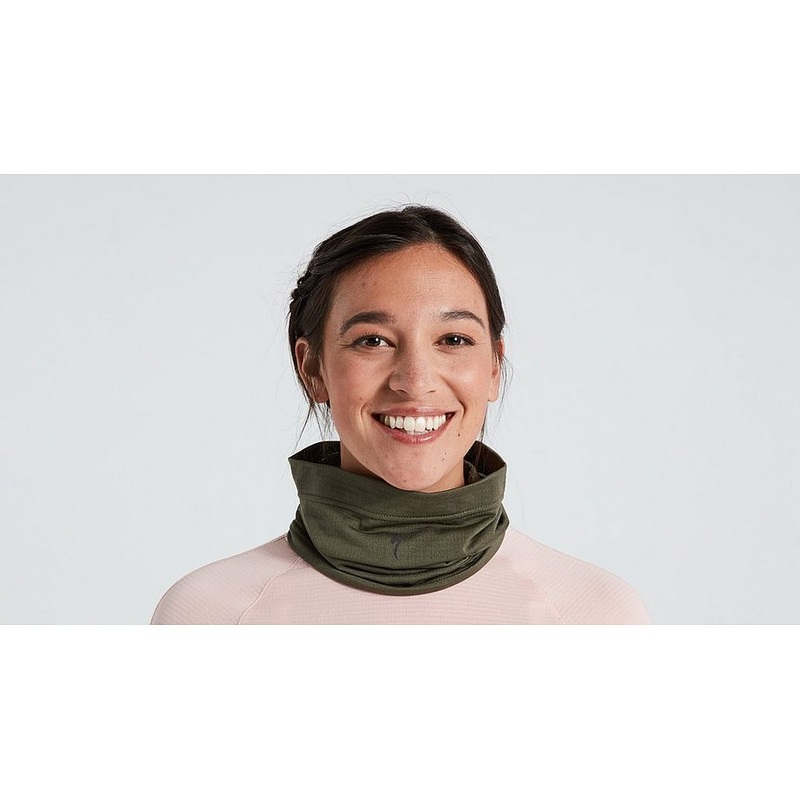 Specialized powergrid neck gaiter oak green osfa