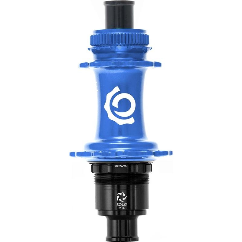 Industry Nine, Solix M Classic Rear MS, Disc Hub, Rear, 28H, 12mm TA, 148mm, Shimano Micro Spline, Blue