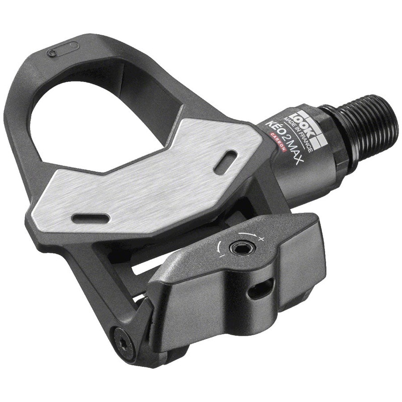 LOOK KEO 2 MAX CARBON Pedals – Single Sided Clipless, Chromoly, 9/16″, Black