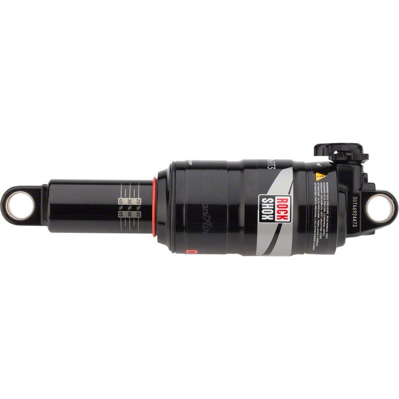 RockShox Monarch RT3 Rear Shock – DebonAir – 7.25×1.75″ (184x44mm) – Fits 2016-18 Salsa Horsethief/2016-19 Pony Rustler – Black – D1