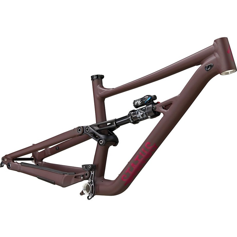 Specialized status 140 frm frame satin cast umber / raspberry s4