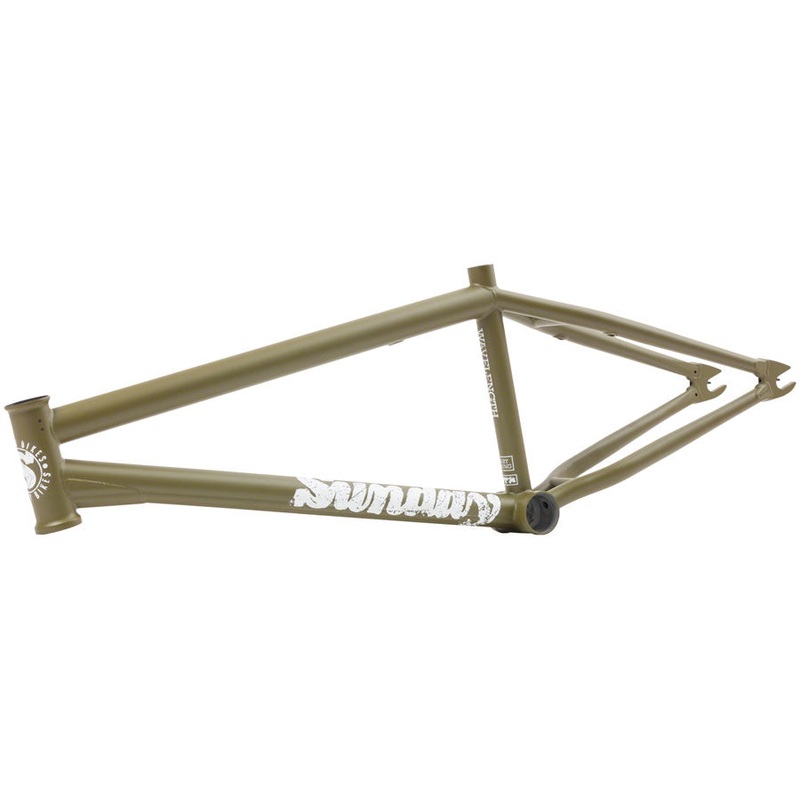 Sunday Wavelength BMX Frame – 21″ TT Army Green