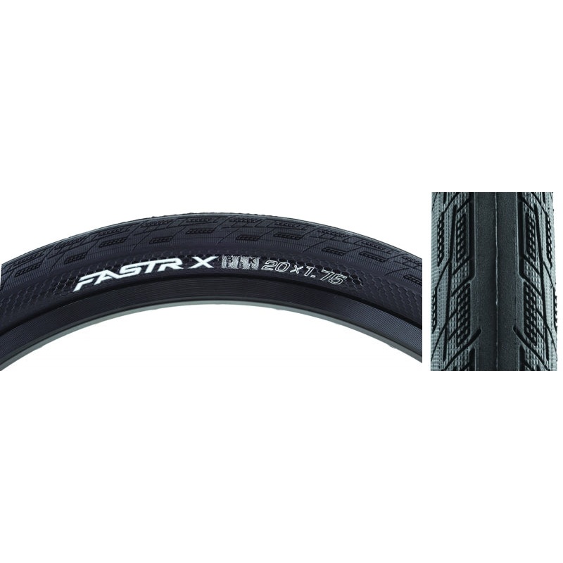 Tioga FASTR-X Tire – 20 x 1.75 Clincher Folding Black 120tpi