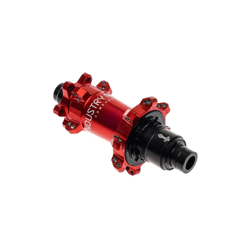 Industry Nine Torch Rear Hub SRAM XD 12x148mm TA 32H 6-Bolt Red