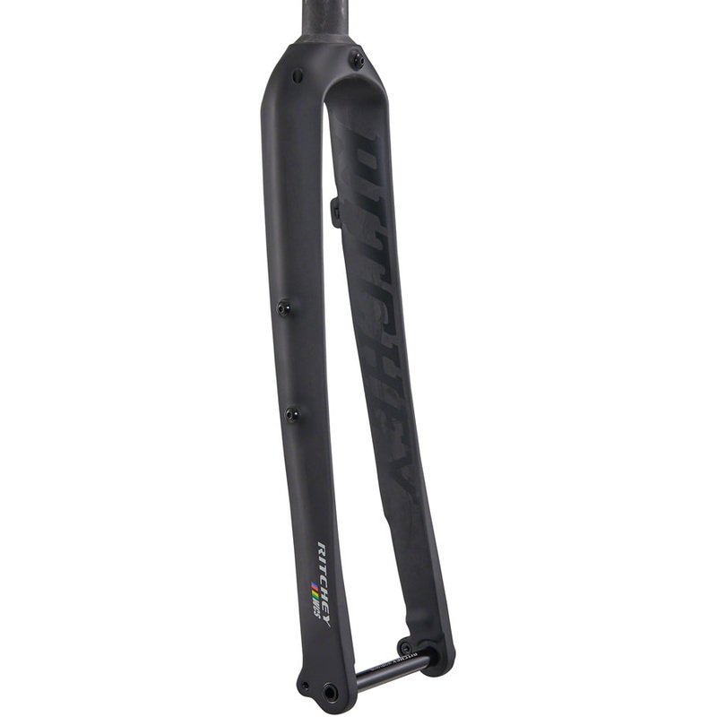 Ritchey WCS Carbon Brevet Road Fork – 700, 12 x 100mm Thru-Axle, Straight Steerer, Flat Mount, Matte Carbon