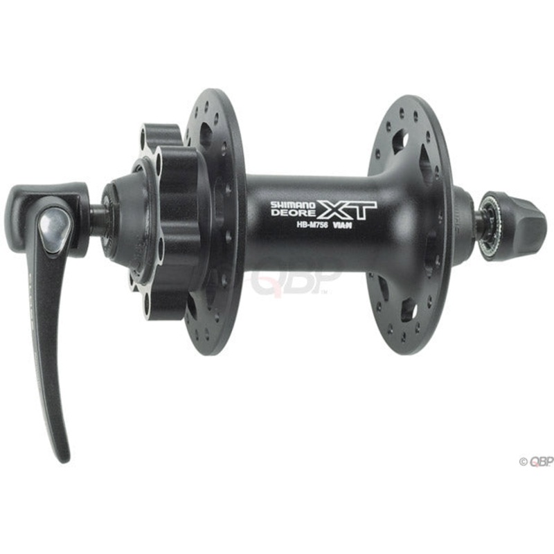 Shimano XT HB-M756 Front Hub – QR x 100mm 6-Bolt Black 32h