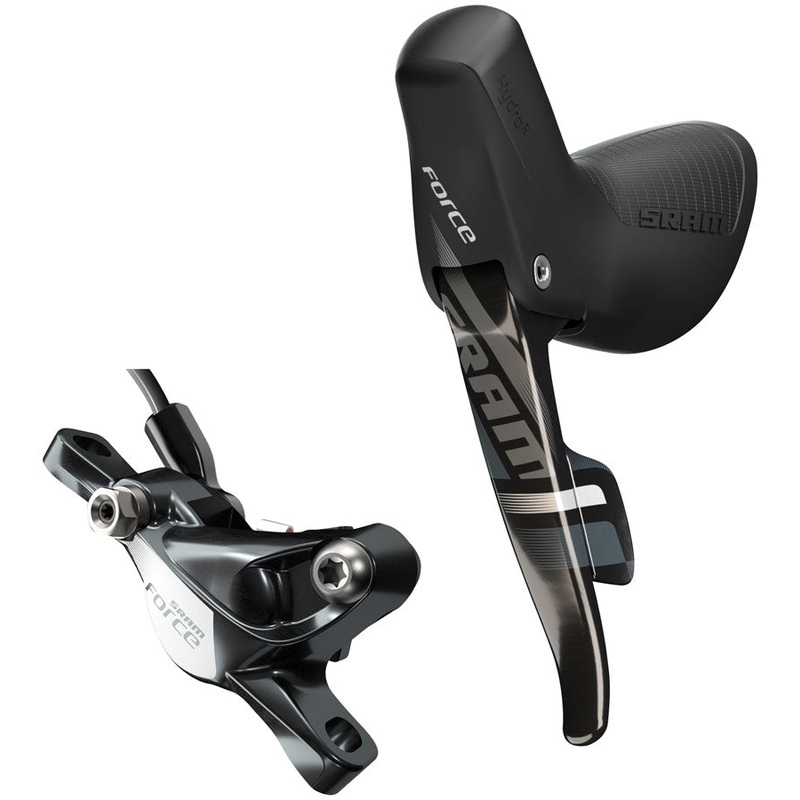 SRAM Force 22/ Force 1 Right Rear Road Hydraulic Disc Brake and DoubleTap Lever, 1800mm Hose, Rotor Sold Separately