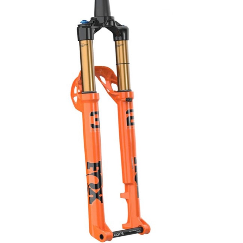 FOX 32 Step-Cast Factory Suspension Fork – 29″ 100 mm 15 x 110 mm Kabolt SL 44mm Offset GRIP SL Damper Push-Lock Shiny Orange