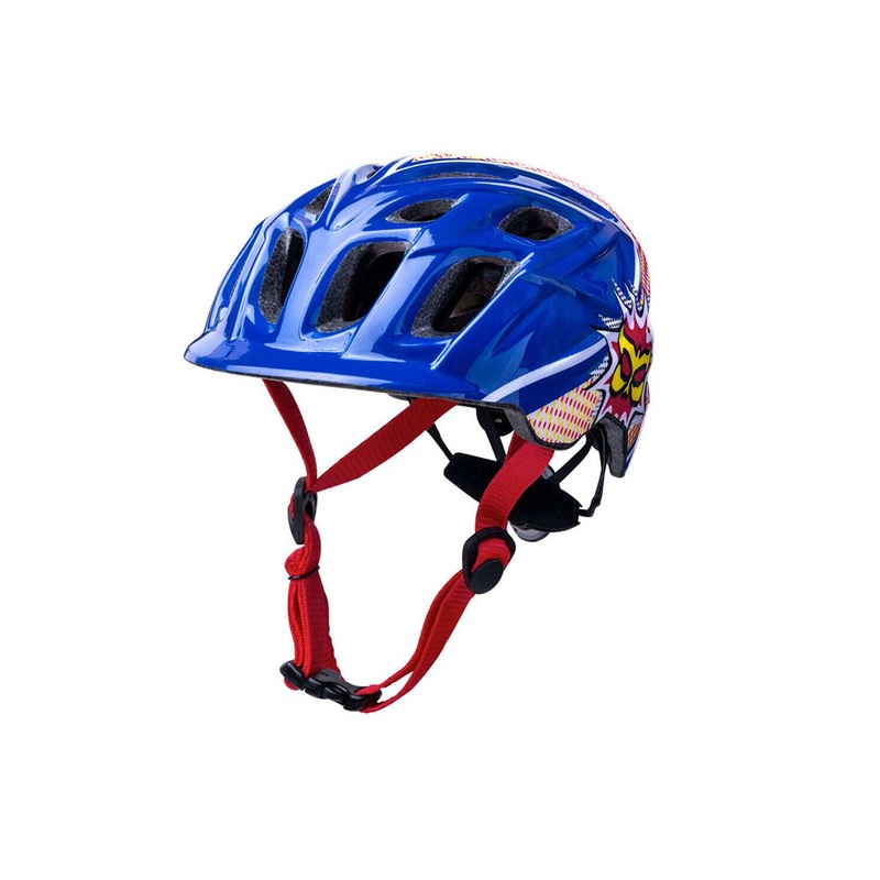 Kali Protectives Chakra MTB Helmet – Kids – Power Blue-Red
