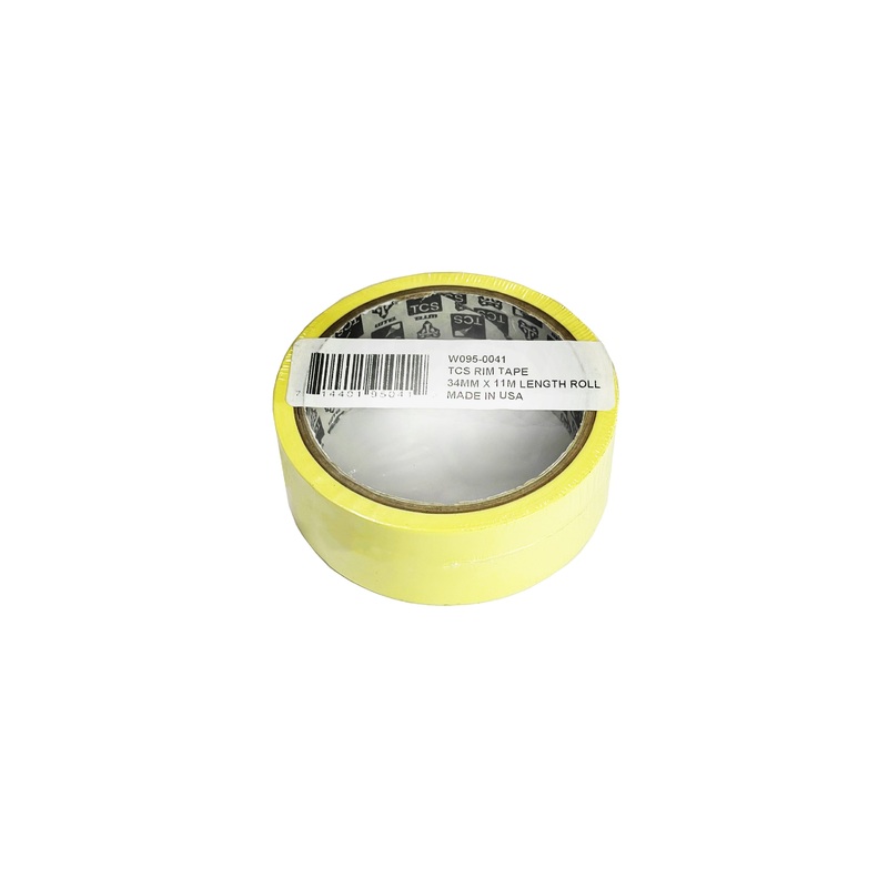 WTB TCS Rim Tape 34mm x 11m Roll Tubeless 34 mm Wide TLR Rim Strip Yellow