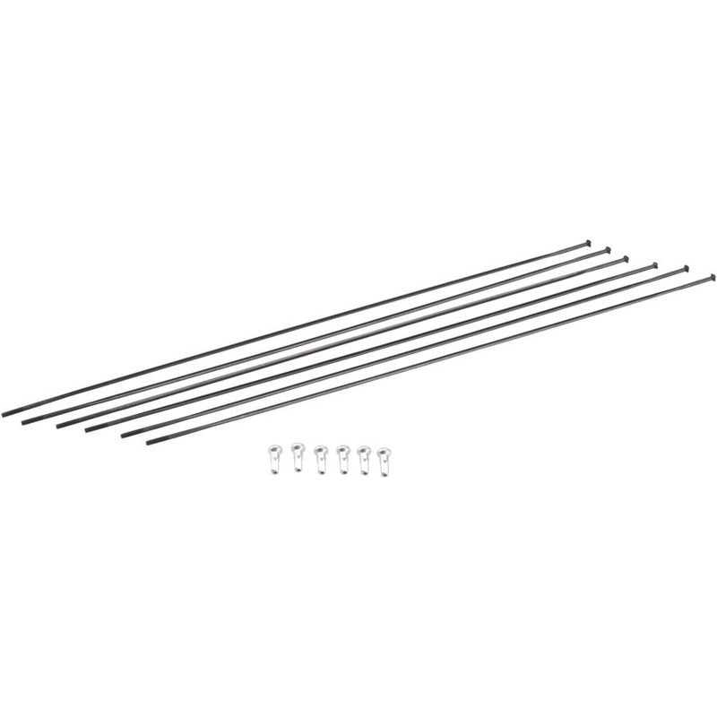 DT Swiss PR1400 DiCut 21 RB Spoke Kit: Front & Rear, Black