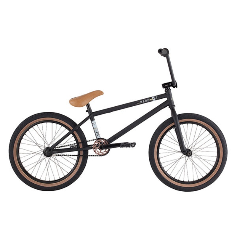 Haro Plaza BMX Bike-20.5″TT-Matte Black