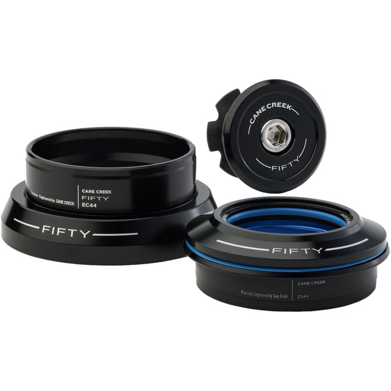 Cane Creek 50 Headset – ZS44/28.6/H8 Upper | EC44/40 Lower, Straight, Black