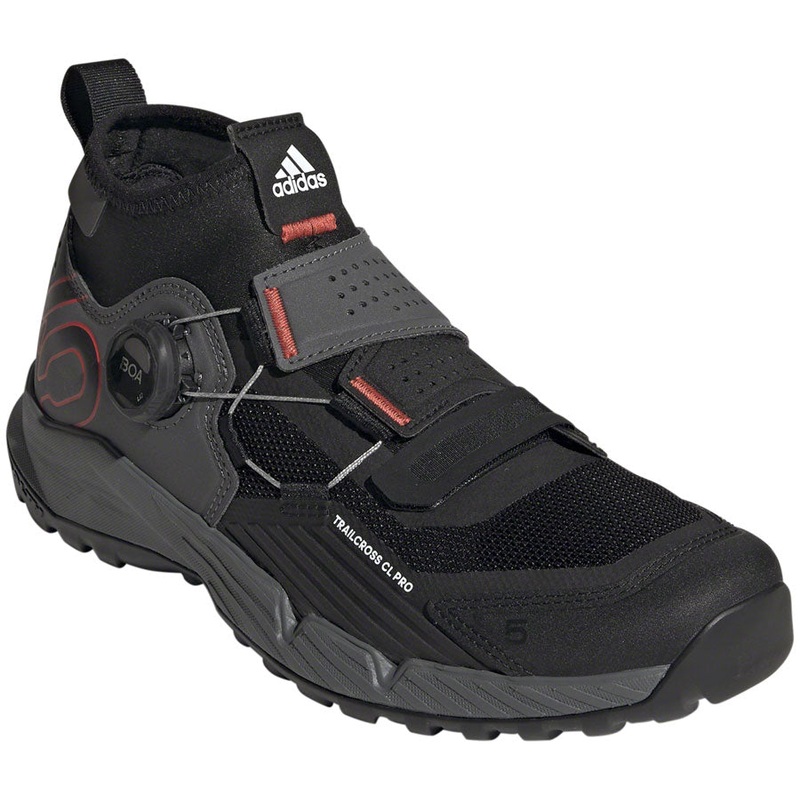Five Ten Trailcross Pro Mountain Clipless Shoes – Womens Gray/Black/Red 7