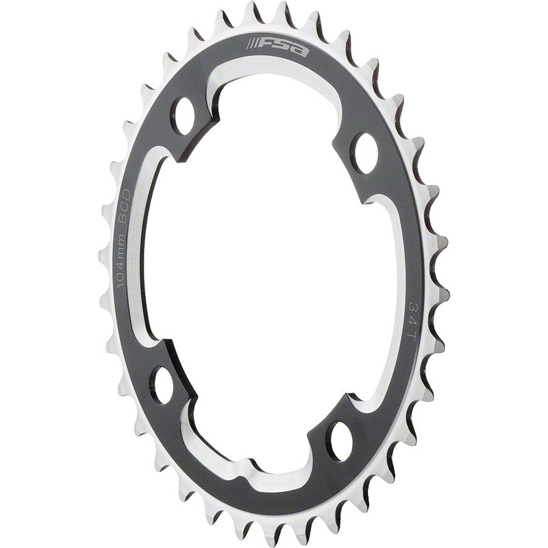 Full Speed Ahead DH Pro MTB Chainring – 40t, 104 BCD, 4-Bolt, Aluminum, Black