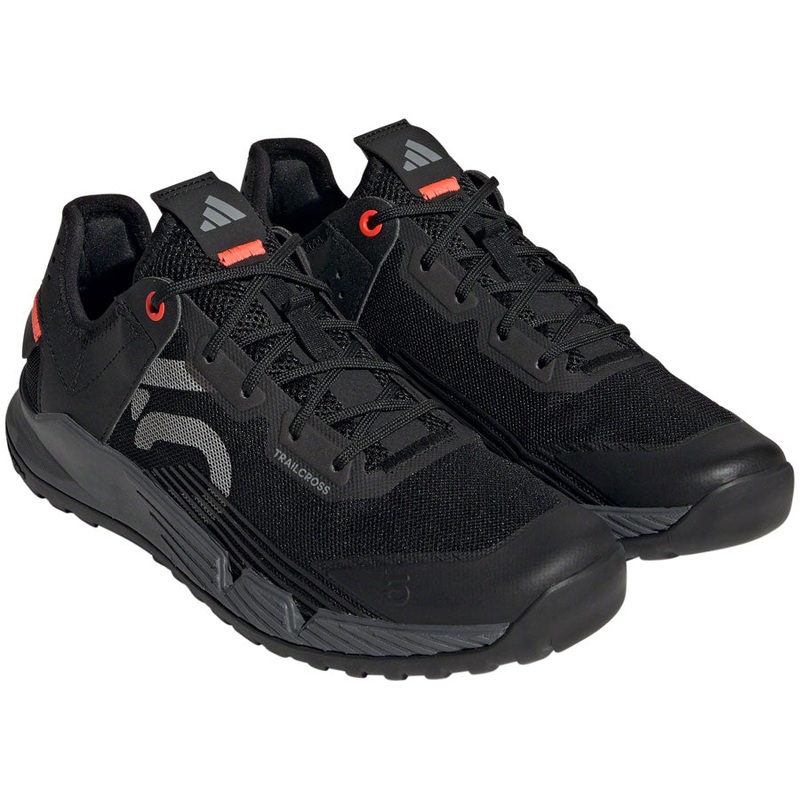 Five Ten Trailcross LT Flat Shoes – Womens Core BLK/Gray Two/Solar Red 6.5