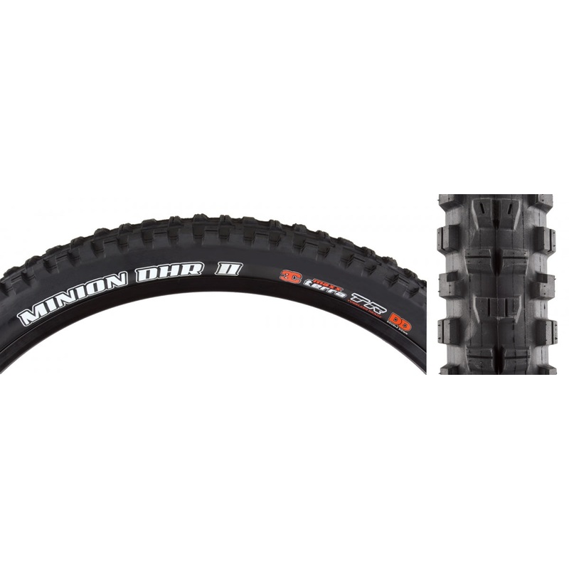 Maxxis Minion DHR II TERRA/EXO/TR 26×2.3 Tubeless TPI 60 Black/Black TB73303100
