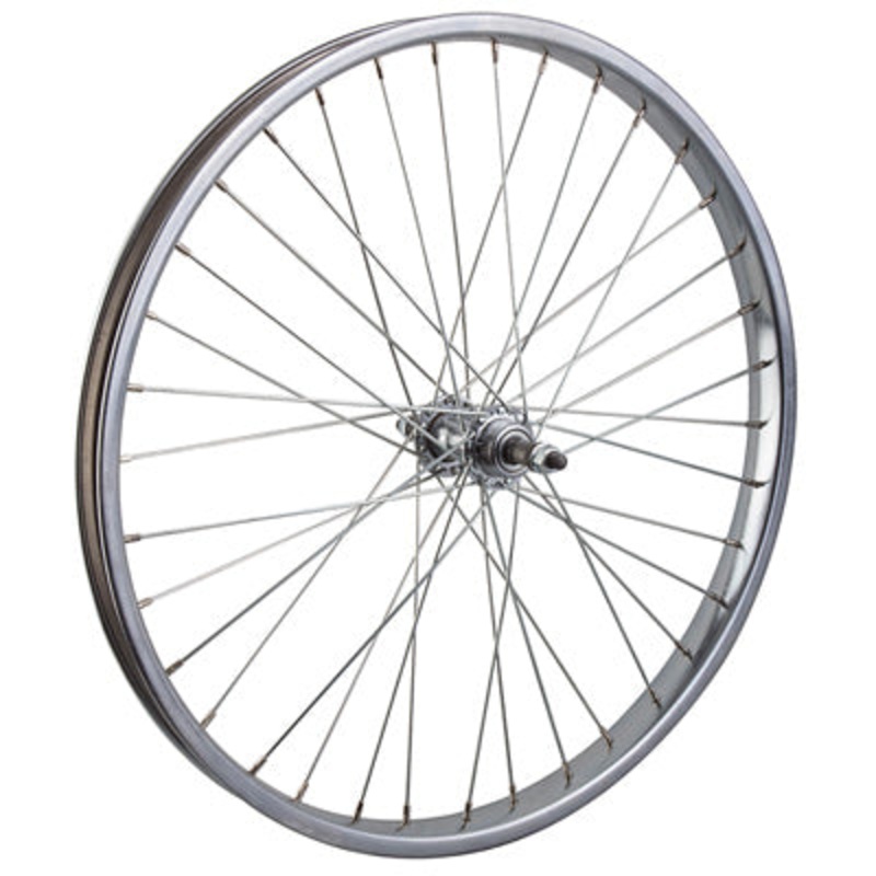 Rr Whl,24X2.125,Cp,Stl,36H 3/8”,Sw,Sil,135Mm,Fw,5-7S 24” Steel Cruiser/Comfort Wheels  Wheels  24”