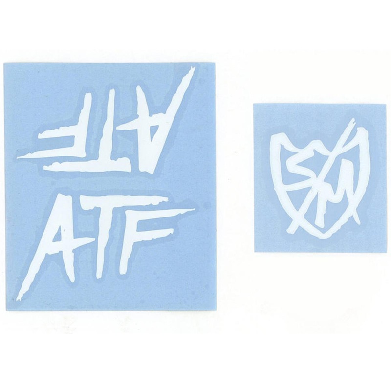 S&M ATF Frame Decal Sticker Set – White